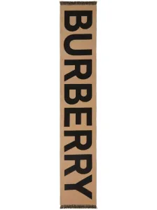 BURBERRY - Logo Wool Scarf #1235800