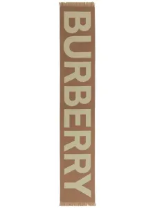 BURBERRY - Logo Wool Scarf #1280313
