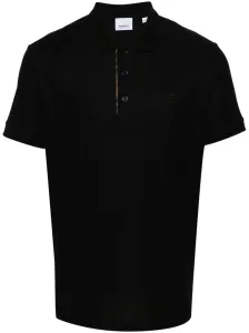 BURBERRY - Logo Cotton Polo Shirt #1279459