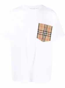 White T-shirts Burberry