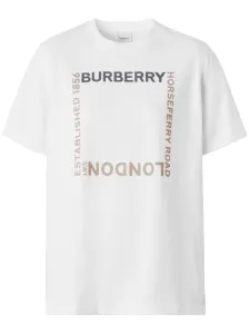White T-shirts Burberry