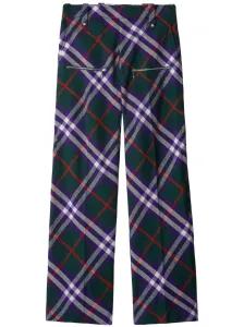 BURBERRY - Trousers With Check Pattern #1182959