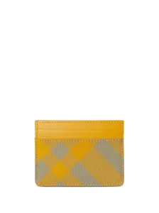 BURBERRY - Checked Card Case