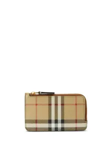 BURBERRY - Vintage-check Print Zipped Wallet #1142819