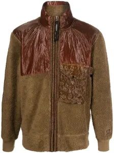 C.P. COMPANY - Zipped Fleece Sweatshirt