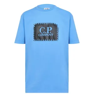 C.P Company Boys Cotton Jersey T-shirt Blue 10Y