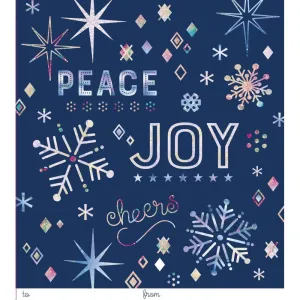 Blue Peace Calendar Wrapper