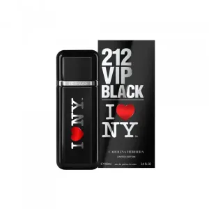 Carolina Herrera - 212 Vip Men Black I Love NY : Eau De Parfum Spray 3.4 Oz / 100 ml