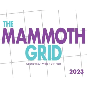 Mammoth Grid 2023 Wall Calendar