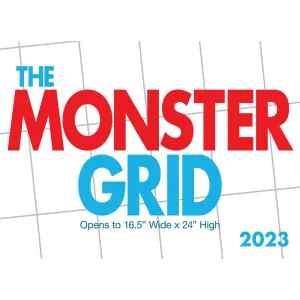 Monster Grid 2023 Wall Calendar