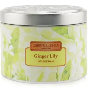 Carroll & Chan100% Beeswax Tin Candle - Ginger Lily (8x6) cm