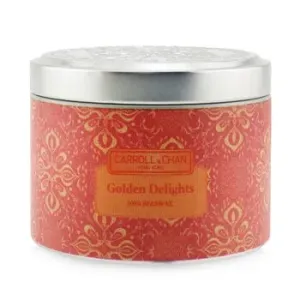 Carroll & Chan100% Beeswax Tin Candle - Golden Delights (8x6) cm