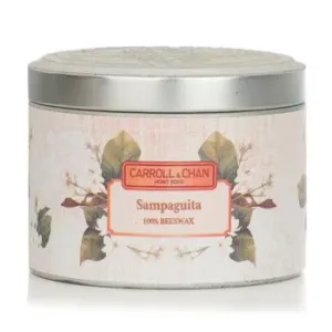 Carroll & Chan100% Beeswax Tin Candle - Sampaguita (8x6) cm