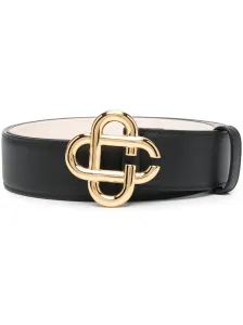 CASABLANCA - Cc Logo Buckle Leather Belt #876595