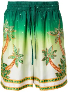 CASABLANCA - Printed Silk Shorts #1285715