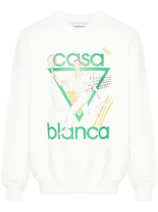 CASABLANCA - Logo Organic Cotton Sweatshirt #1263658