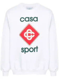 CASABLANCA - Logo Organic Cotton Sweatshirt #1285643