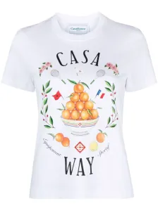 CASABLANCA - Casa Way Organic Cotton T-shirt #1263594