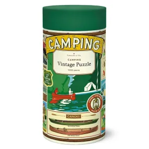 Camping 1000 Piece Puzzle by Cavallini