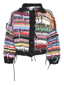 CAVIA - Wool Crochet Oversized Cardigan #47395