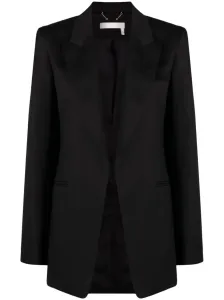 CHLOÉ - Single-breasted Silk Blend Wool Jacket