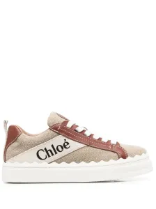 CHLOÉ - Lauren Leather Sneakers #1235810