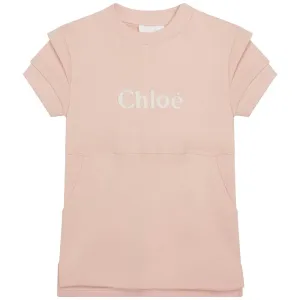 Chloe Girls Sweatshirt Dress Pink 10Y