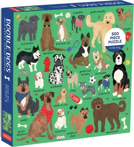 Family Doodle Dogs 500 Piece Puzzle