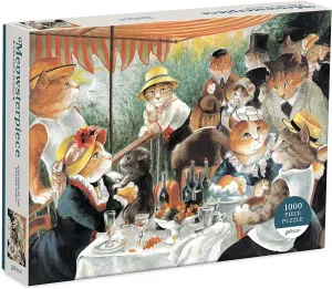 Lunch Boat Party Meowster 1000 Piece Puzzle