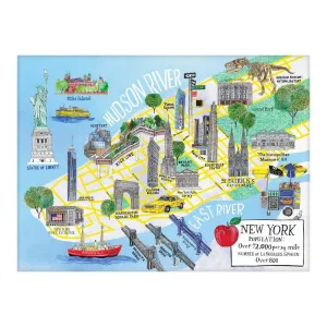 New York City Map 1000pc Puzzle