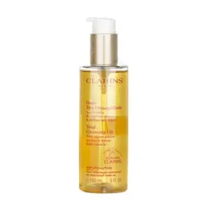 ClarinsTotal Cleansing Oil with Alpine Golden Gentian & Lemon Balm Extracts (All Waterproof Make-up) 150ml/5oz