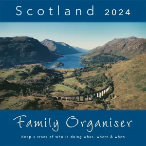 Scotland Family Organizer 2024 Wall Calendar