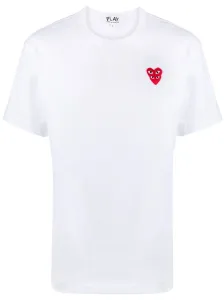 COMME DES GARCONS PLAY - Logo Cotton T-shirt #1238126