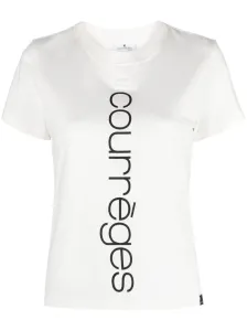 COURRÈGES - Logo Cotton T-shirt #1208101