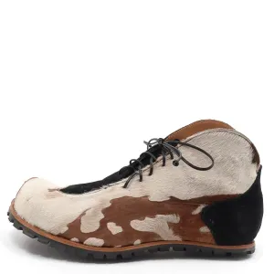 CYDWOQ, Clip Vibram Men's Lace-up Bootees, black-brown Größe 40