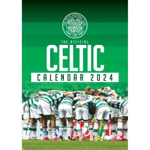 Celtic FC Soccer Poster 2024 Wall Calendar
