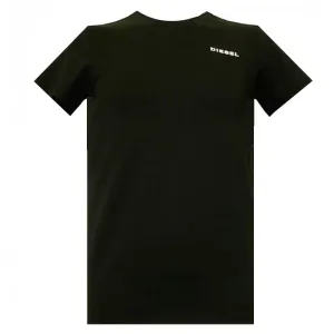 Diesel Mens Logo Print T-shirt in Black L