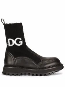 DOLCE & GABBANA - Logo Ankle Boots #35324