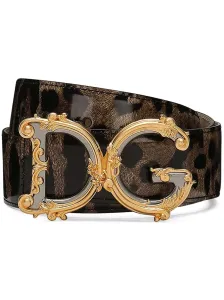 DOLCE & GABBANA - Dg Barocco Leather Belt #1129197