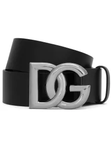 DOLCE & GABBANA - Dg Logo Leather Belt #1178435