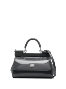DOLCE & GABBANA - Sicily Small Shiny Leather Handbag #895060