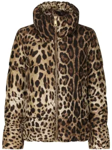 DOLCE & GABBANA - Leopard Print Nylon Down Jacket #1128841