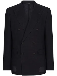 DOLCE & GABBANA - Linen Double-breasted Jacket #1269453