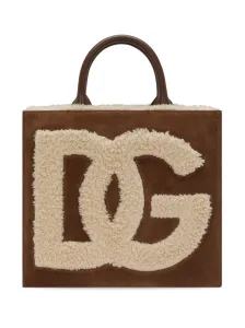 DOLCE & GABBANA - Dg Daily Small Suede Tote Bag