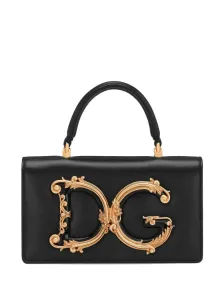 DOLCE & GABBANA - Dg Logo Leather Handbag #1152052