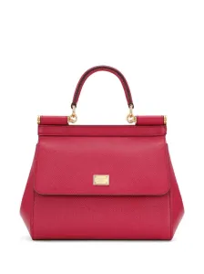 DOLCE & GABBANA - Sicily Small Leather Handbag #1143985