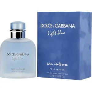 Dolce & Gabbana - Light Blue Eau Intense Pour Homme : Eau De Parfum Spray 3.4 Oz / 100 ml