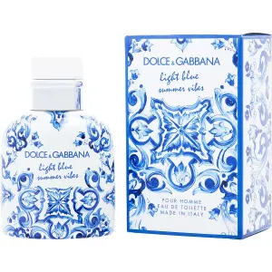 Dolce & Gabbana - Light Blue Summer Vibes Pour Homme : Eau De Toilette Spray 2.5 Oz / 75 ml