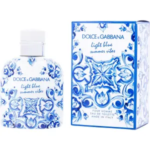 Dolce & Gabbana - Light Blue Summer Vibes Pour Homme : Eau De Toilette Spray 4.2 Oz / 125 ml