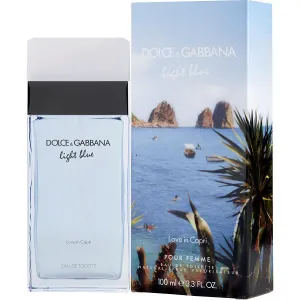 Dolce & Gabbana - Light Blue Love In Capri : Eau De Toilette Spray 3.4 Oz / 100 ml